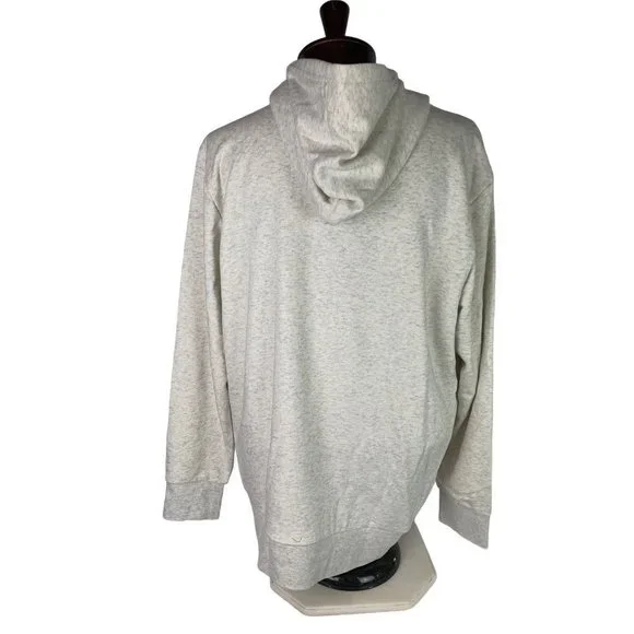 XL Adidas Men's New Pullover Sweatshirt Hoodie Gray Heathered Knit - Picture 6 of 8